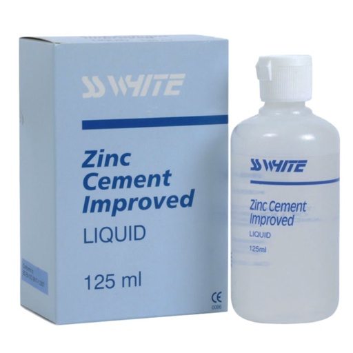 [39-447-78] LQ * ZINC CEMENT LIQUIDE 125 ML           SS WHITE