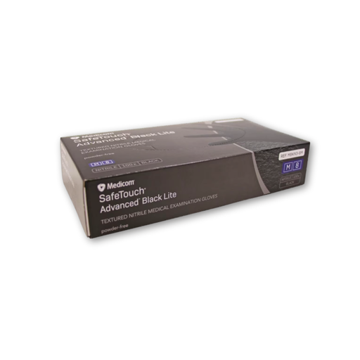 [57-386-98] Gants nitrile noirs non poudrés MEDICOM
